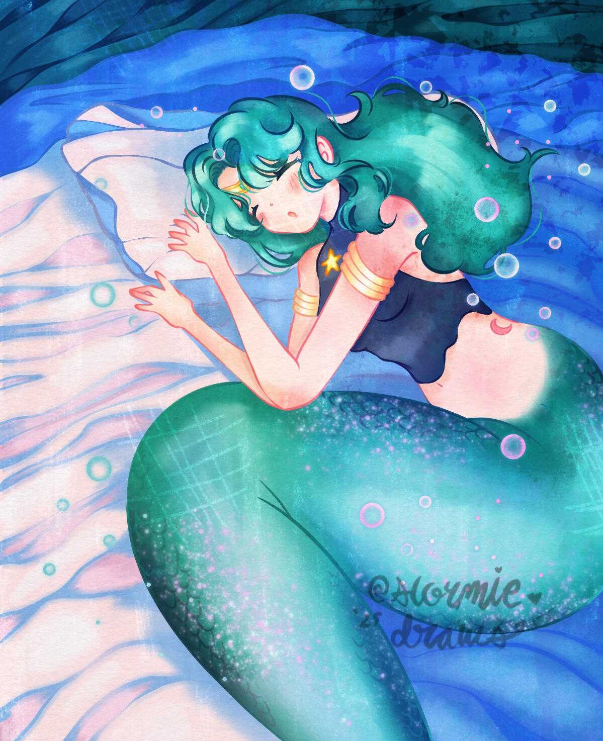 Sailor Mermay Collab - Sailor Neptune