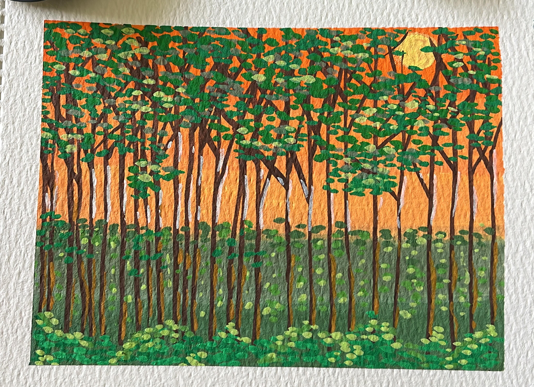Trees - Acrylic Markers